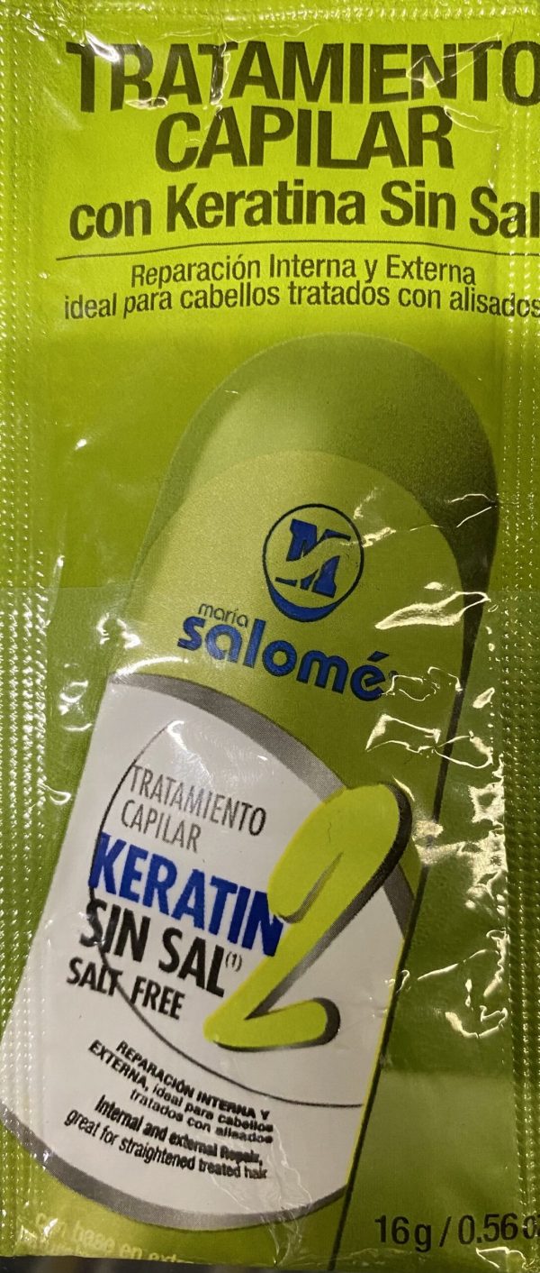 TRATAMIENTO SOBRE KERATINA 16 ML MARIA SALOME