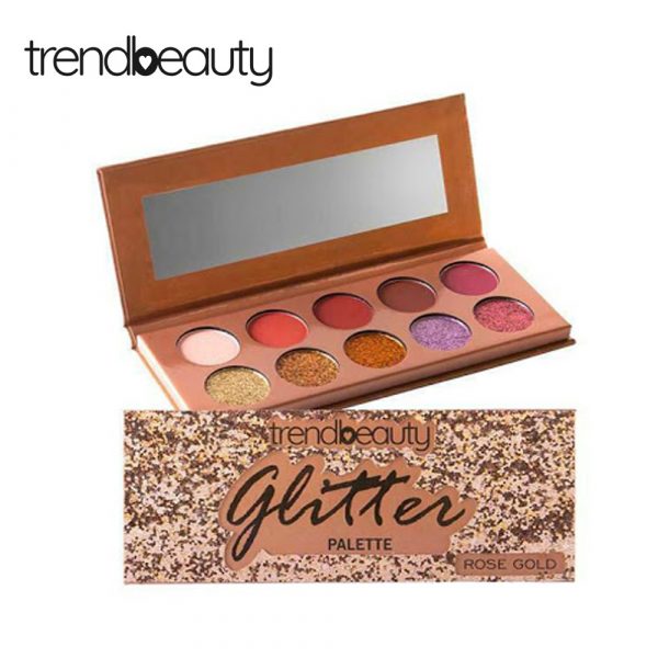 TRENDBEAUTY GLITTER PALETTE ROSE GOLD