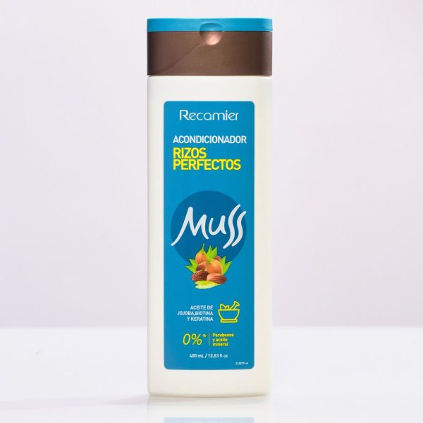 ACONDICIONADOR MUSS 3D RIZOS(TOTALLY CURLY) *400ML -  RECAMIER