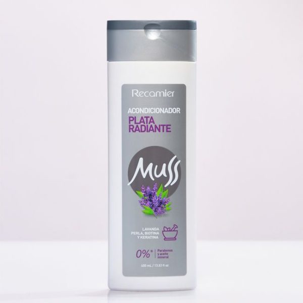 ACONDICIONADOR MUSS RECAMIER  PLATA RADIANTE