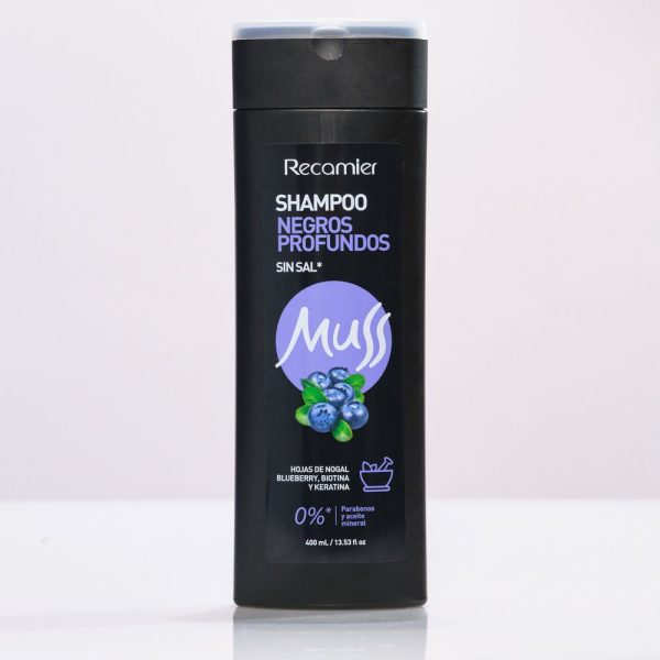 SHAMPOO MUSS NEGROS PROFUNDOS *400Gr. - RECAMIER