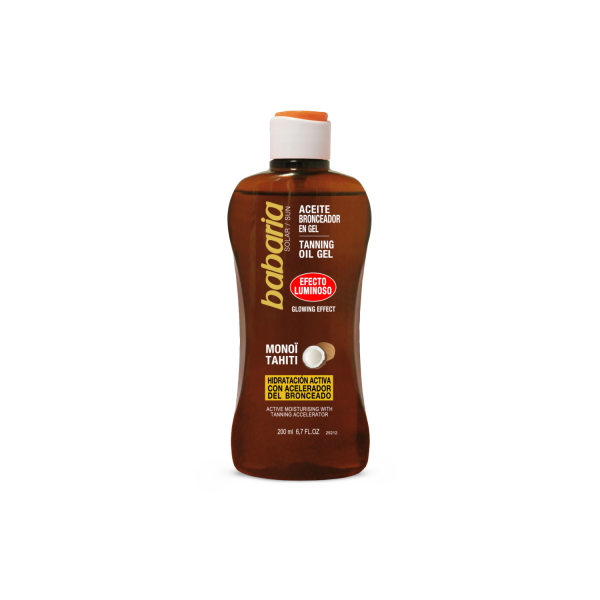 ACEITE GEL LUMINOSO BRONCEADOR *200ML - BABARIA