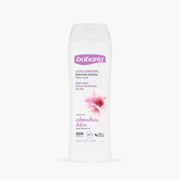 BODY MILK ALMENDRAS (PIELES MUY SECAS )*400ML - BABARIA