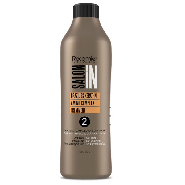 SALONIN BRAZILISS KERAT IN AMINO COMPLEX TREATMENT PASO 2 RECAMIER *1000ML