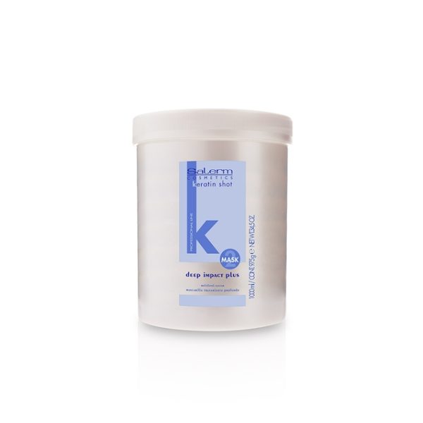 MASCARILLA DEEP IMPACT PLUS KERATIN SHOT 1000ML SALERM