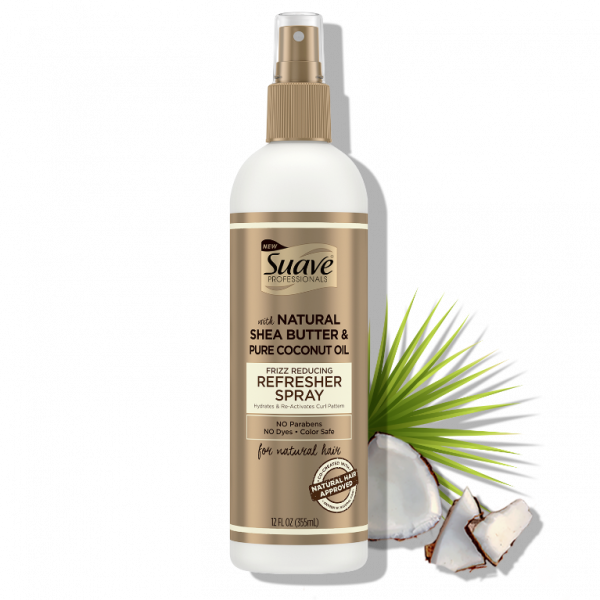 SPRAY LEAVE IN SUAVE SHEA CURL 355