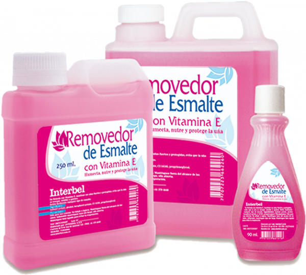 REMOVEDOR DE ESMALTE CON VITAMINA E INTERBEL