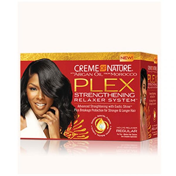CREMA ALIZADORA CREME OF NATURE ARGAN PLEX KIT ANTIROTURA REGULAR
