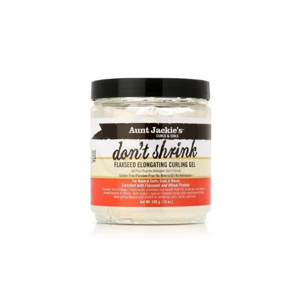 AUNT JACKIES FLAXSEED DONT SHRINK CURLING GEL 90Z
