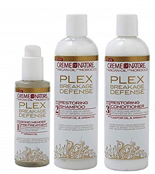 CREME OF NATURE SHAMPO ARGAN PLEX 354ML ANTIROTURA