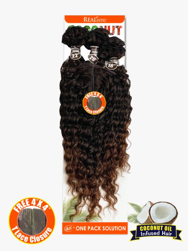 CABELLO REALISTIC EXTENSIONES COCONUT DEEP TWIST 18" 20" 22"