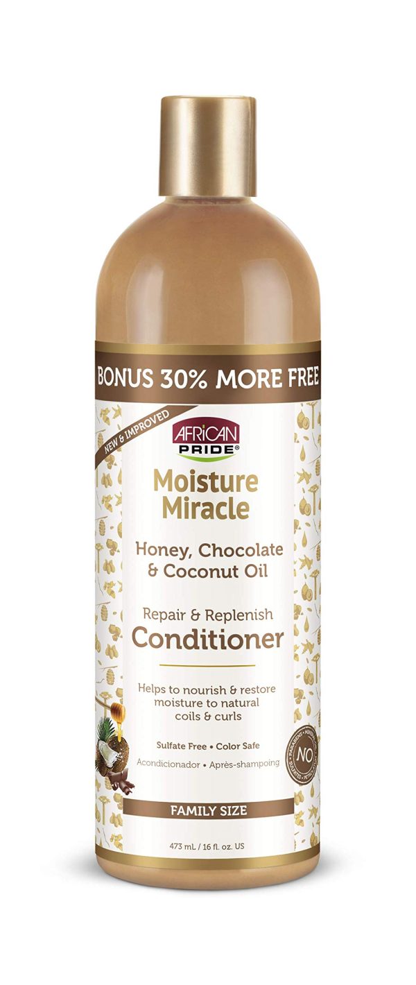 ACONDICIONADOR AFRICAN PRIDE MOISTURE 473ML BONUS