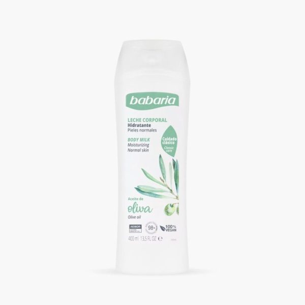 BABARIA BODY MILK OLIVE OIL X 400ML ( HIDRATANTE)