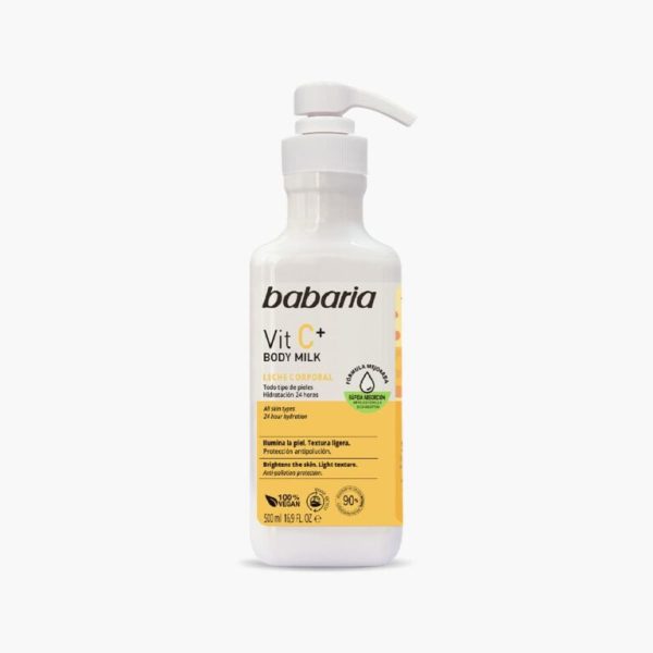 BABARIA BODY MILK VIT C LECHE CORPORAL X 5OOML