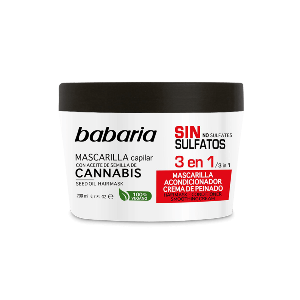 BABARIA MASCARILLA 3 EN 1 CANNABIS X 200ML