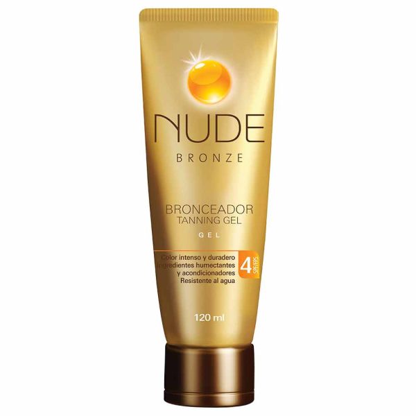 NUDE BRONZE TANNING GEL SPF 4 X 120ML