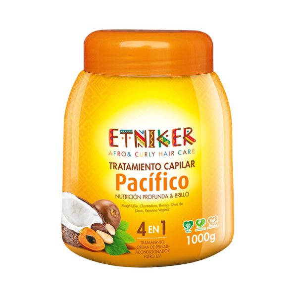 ETNIKER TRATAMIENTO CAPILAR PACIFICO NUTRICION PROFUNDA & BRILLO 4 EN 1 X 1000GR