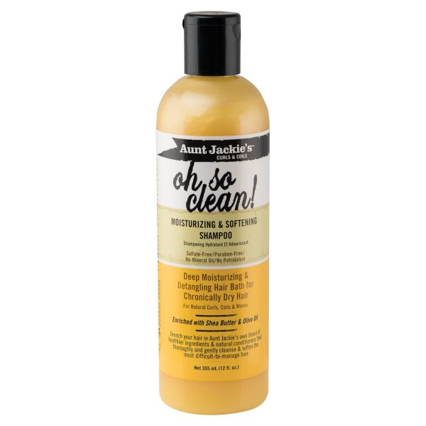 AUNT JACKIE`S OH SO CLEAN  SHAMPOO moisturizing & softening 355ml