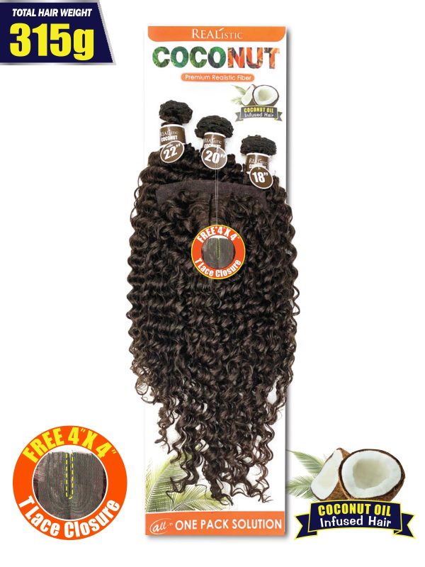 CABELLO REALISTIC EXTENSIONES COCONUT PINEAPLE DEEP 18" 20" 22" - Image 2