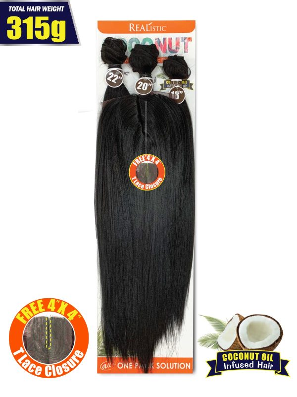 CABELLO REALISTIC EXTENSIONES COCONUT STRAIGHT 18"20"22 - Image 2