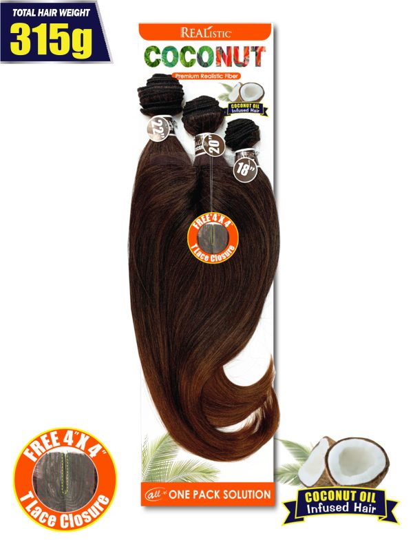 CABELLO REALISTIC EXTENSIONES COCONUT YAKI LAYER 18"20"22 - Image 2