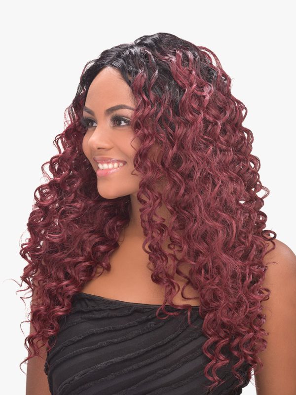 DOMINICAN DEEP LARGO 20"22"24 ( 132 X 6 EAR TO EAR SWISS LACE CLSURE)