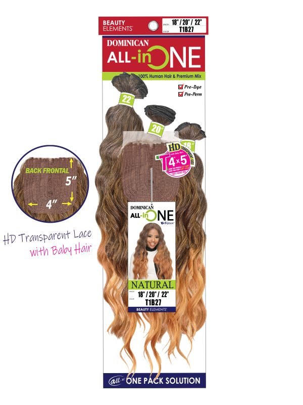 DOMINICAN ALL IN ONE NATURAL 18"20"22"