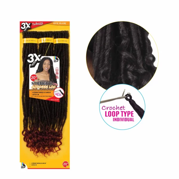 EVE HAIR 3X STRAIGHT GODDESS LOC L20