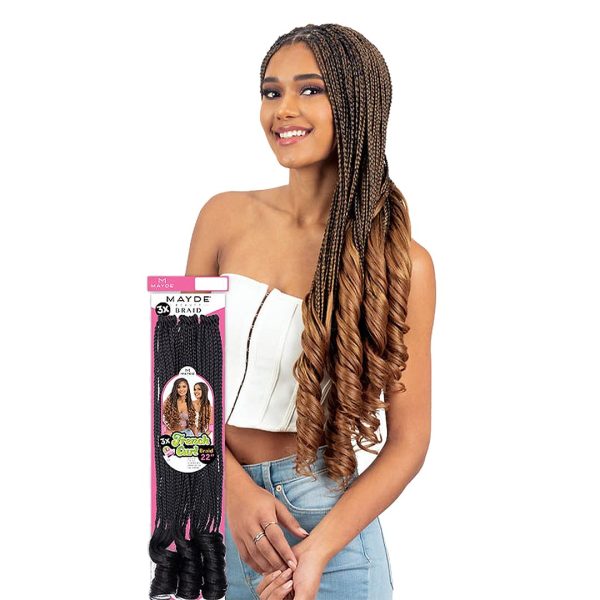 MAYDE 3X FRENCH CURL BRAID 22" - Image 2